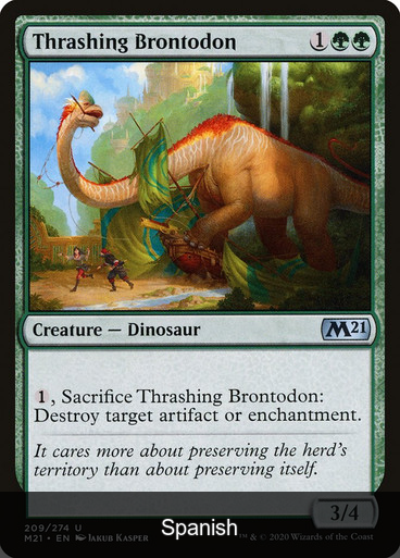 Thrashing Brontodon [Spanish]