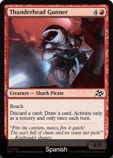 Thunderhead Gunner [Spanish]