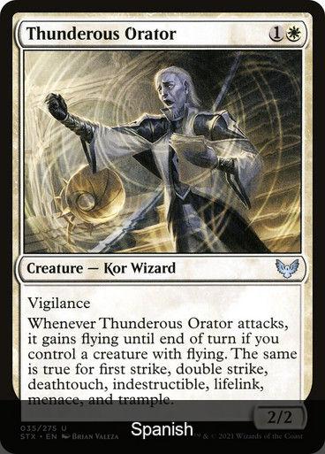 Thunderous Orator [Spanish]