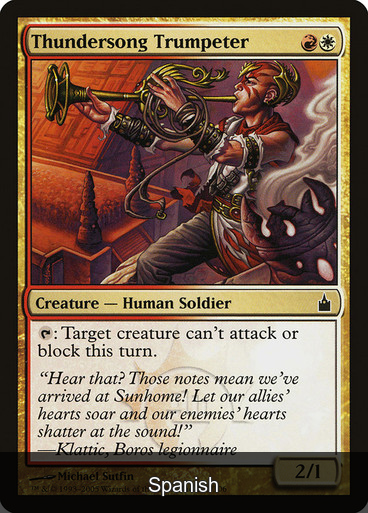 Thundersong Trumpeter [Spanish]