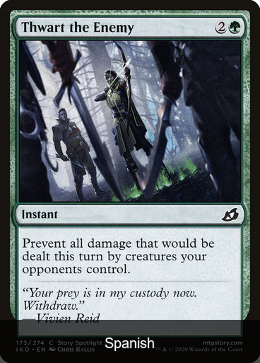 Thwart the Enemy [Spanish]
