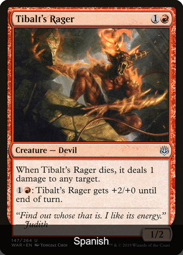 Tibalt's Rager [Spanish]