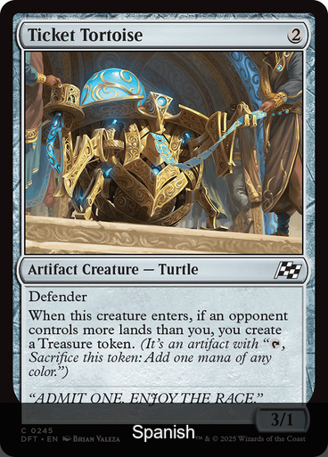 Ticket Tortoise [Spanish]