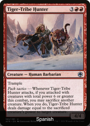 Tiger-Tribe Hunter [Spanish]