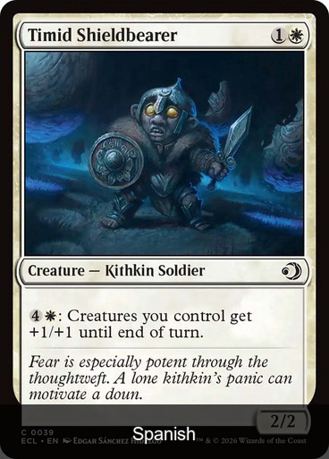 Timid Shieldbearer (Default) [Spanish]