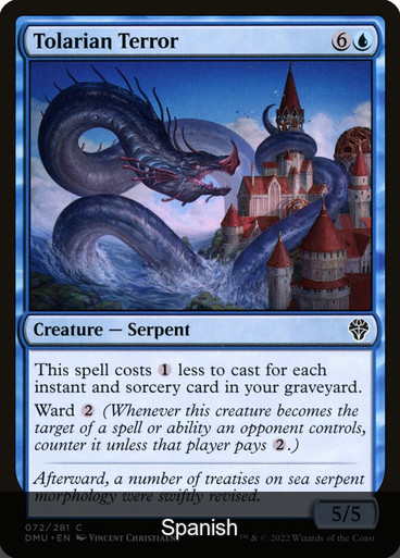 Tolarian Terror [Spanish]