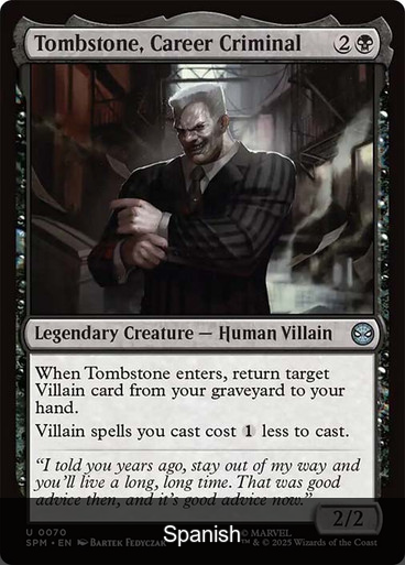 Tombstone, Career Criminal [Spanish]