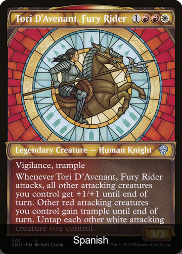 Tori D'Avenant, Fury Rider (Showcase) [Spanish]