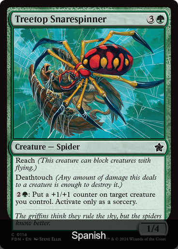 Treetop Snarespinner [Spanish]