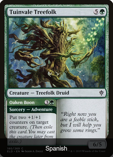 Tuinvale Treefolk // Oaken Boon [Spanish]