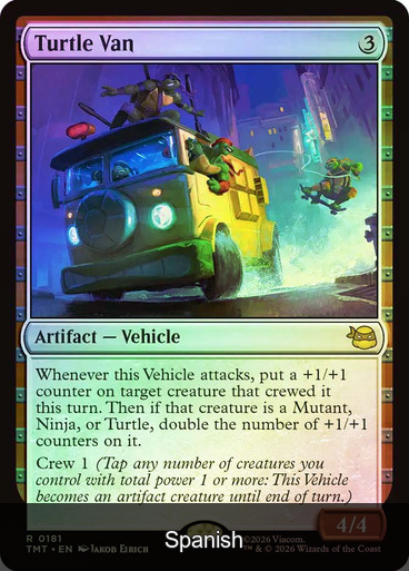 Turtle Van Foil [Spanish]