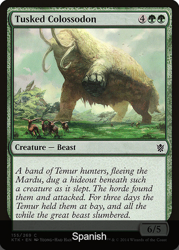 Tusked Colossodon [Spanish]