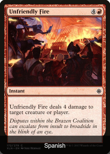 Unfriendly Fire [Spanish]