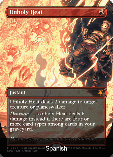 Unholy Heat (Borderless) [Spanish]