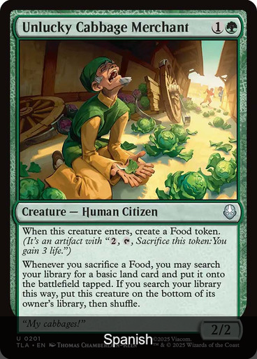 Unlucky Cabbage Merchant [Spanish]