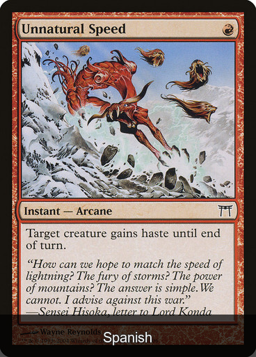 Unnatural Speed [Spanish]