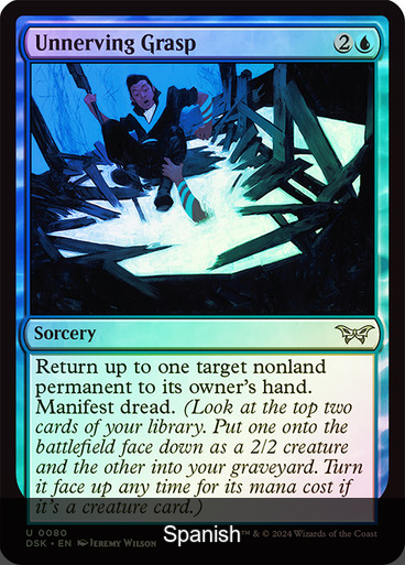 Unnerving Grasp Foil [Spanish]