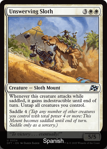 Unswerving Sloth [Spanish]
