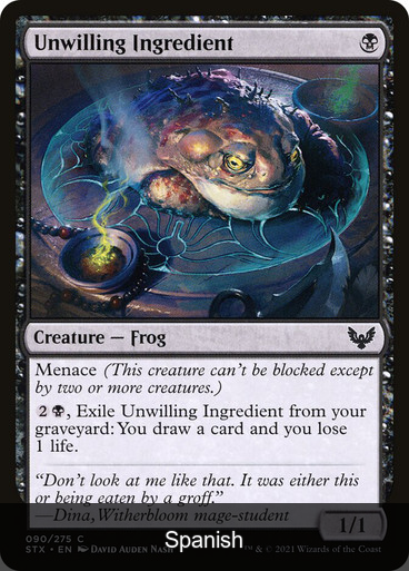 Unwilling Ingredient [Spanish]