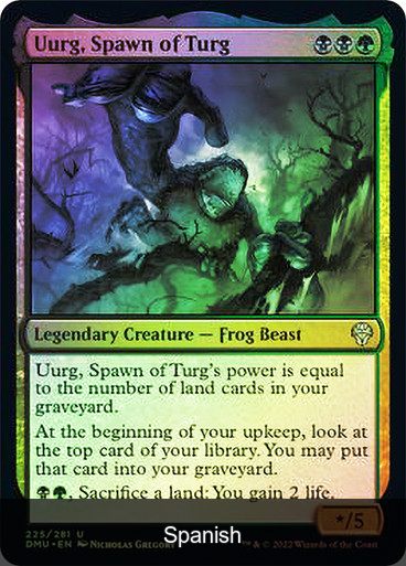 Uurg, Spawn of Turg Foil [Spanish]