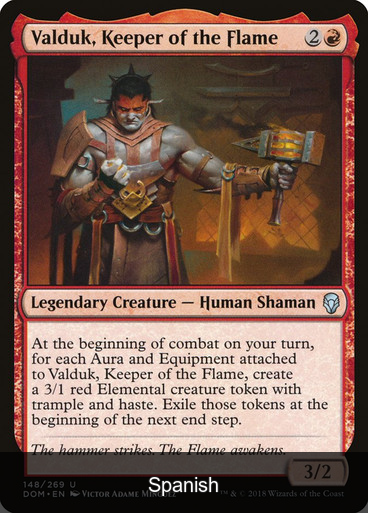 Valduk, Keeper of the Flame [Spanish]