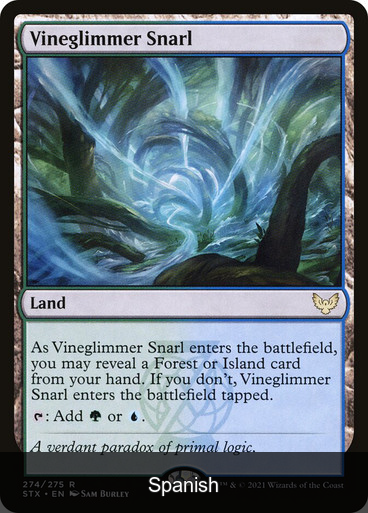 Vineglimmer Snarl [Spanish]
