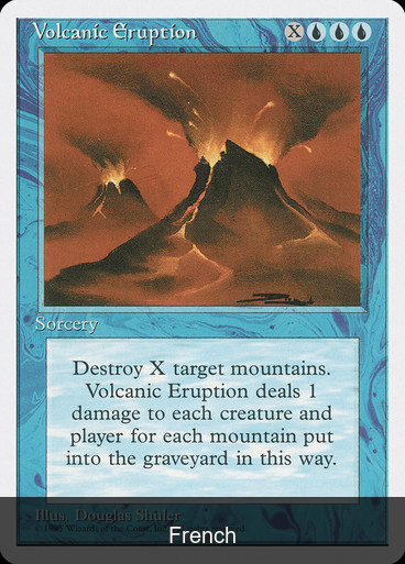 Volcanic Eruption [French]