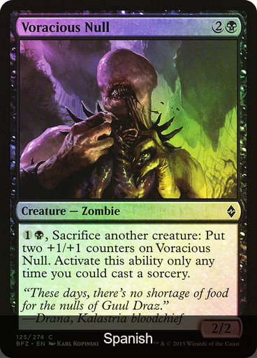 Voracious Null Foil [Spanish]