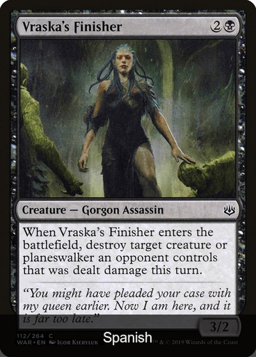 Vraska's Finisher [Spanish]
