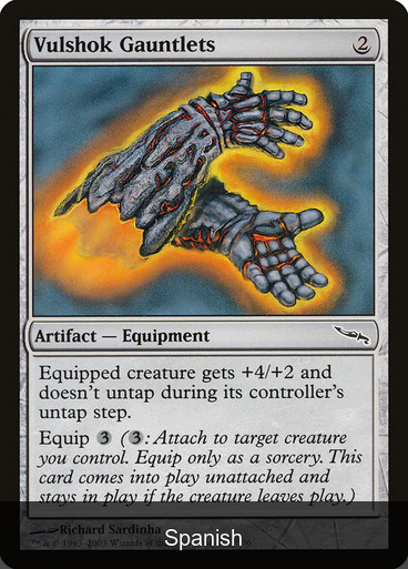 Vulshok Gauntlets [Spanish]