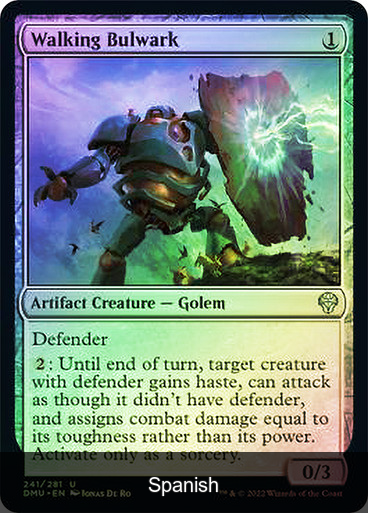 Walking Bulwark Foil [Spanish]