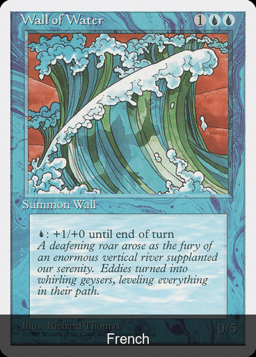 Wall of Water [French]