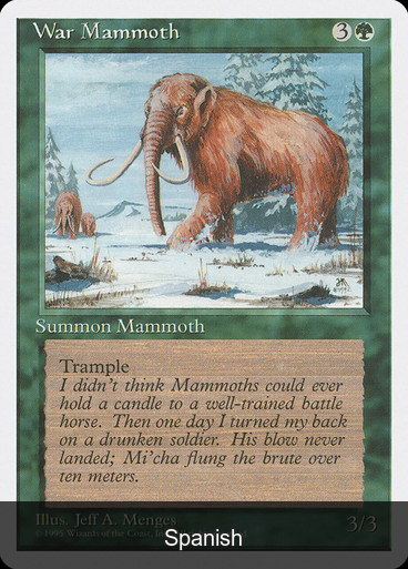 War Mammoth [Spanish]