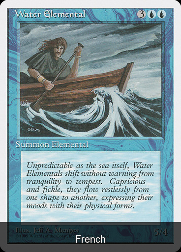 Water Elemental [French]
