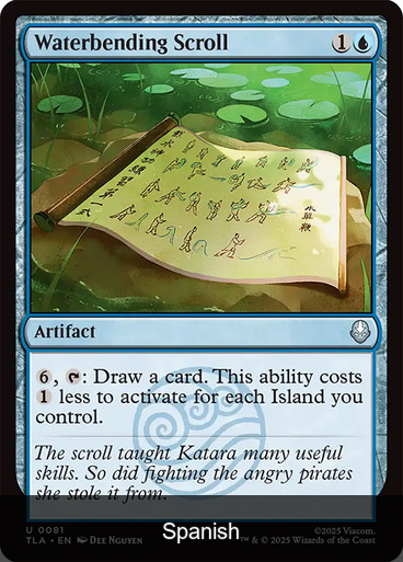 Waterbending Scroll [Spanish]