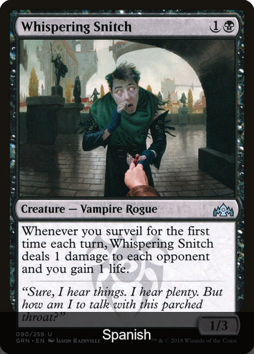 Whispering Snitch [Spanish]