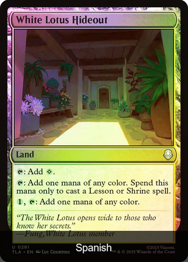White Lotus Hideout Foil [Spanish]