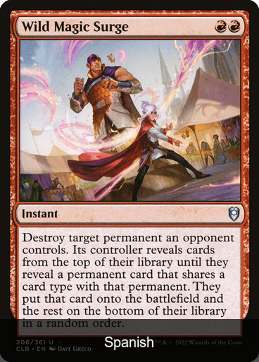 Wild Magic Surge [Spanish]