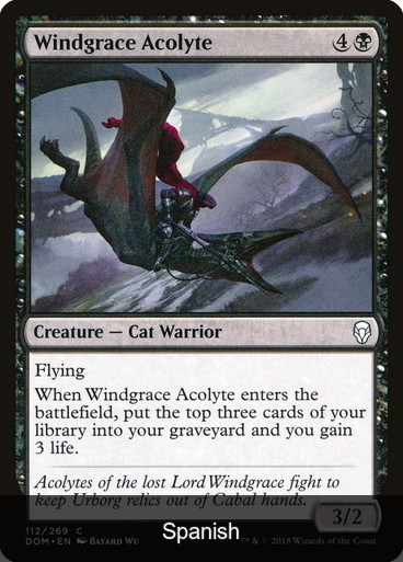 Windgrace Acolyte [Spanish]