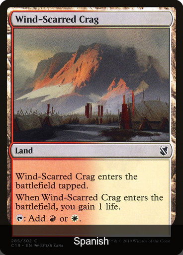 Wind-Scarred Crag [Spanish]
