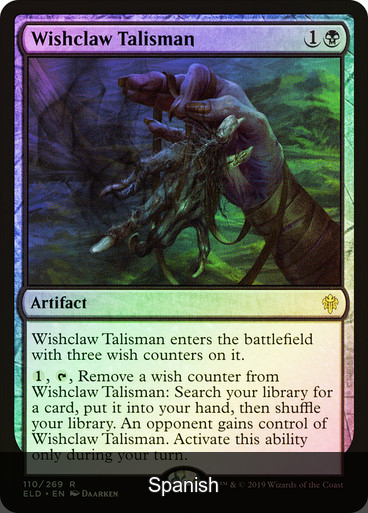 Wishclaw Talisman Foil [Spanish]