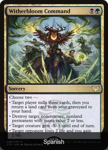 Witherbloom Command [Spanish]
