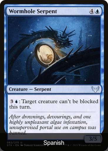 Wormhole Serpent [Spanish]