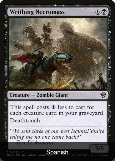 Writhing Necromass [Spanish]