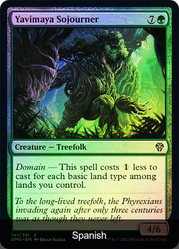 Yavimaya Sojourner Foil [Spanish]
