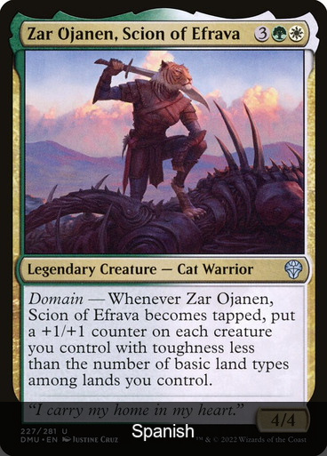 Zar Ojanen, Scion of Efrava [Spanish]