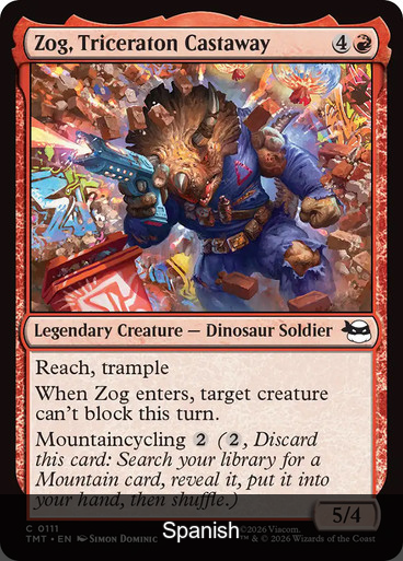 Zog, Triceraton Castaway [Spanish]