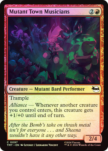 Mutant Town Musicians Foil