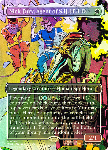 Nick Fury, Agent of S.H.I.E.L.D. (Borderless) Foil