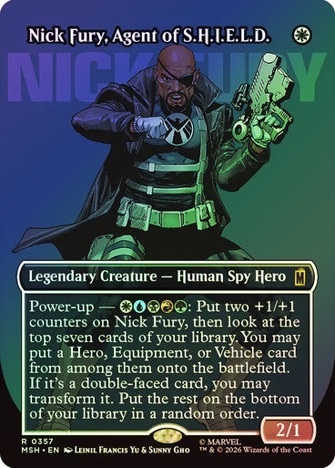 Nick Fury, Agent of S.H.I.E.L.D. (Borderless) Foil